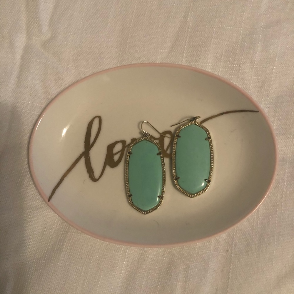 Mint Green Kendra Scott Earrings
